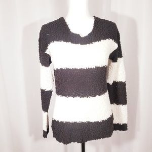 Almost Famous Striped Cozy Sweater. M
